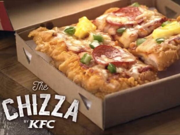 Nasty Food of the Week – KFC Fried Chicken Crust Pizza – Clean Eating ...